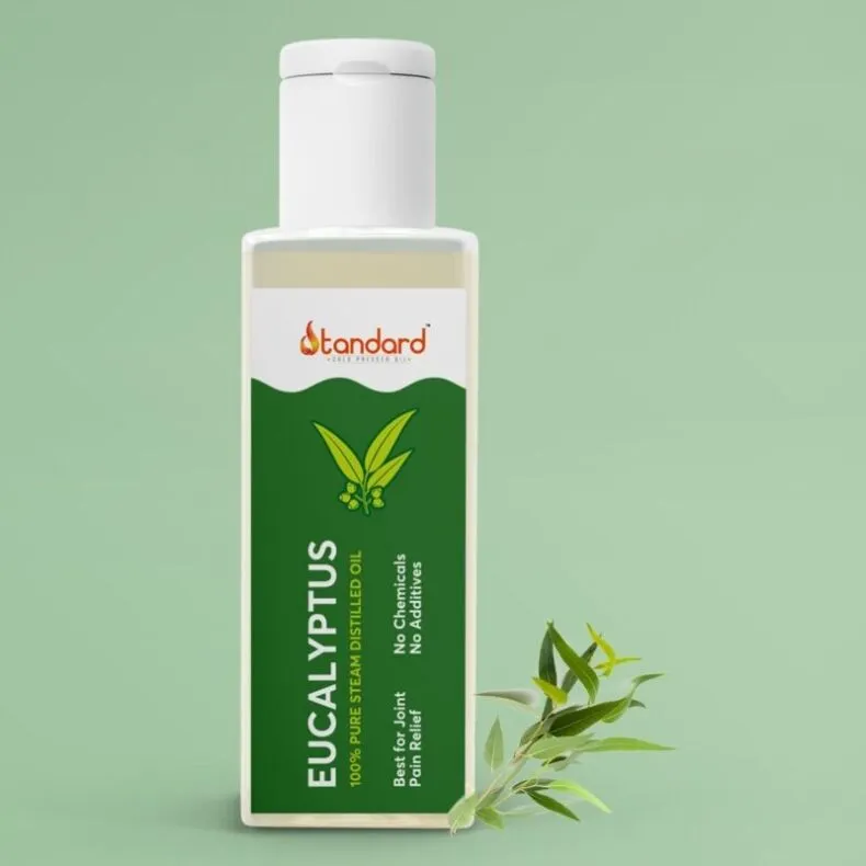 Eucalyptus Oil / Nilgiri Oil / Nilgiri Thailam – 100% Natural, Perfect for Cold Relief, Massage, Skin Care & Aromatherapy – 50 ML